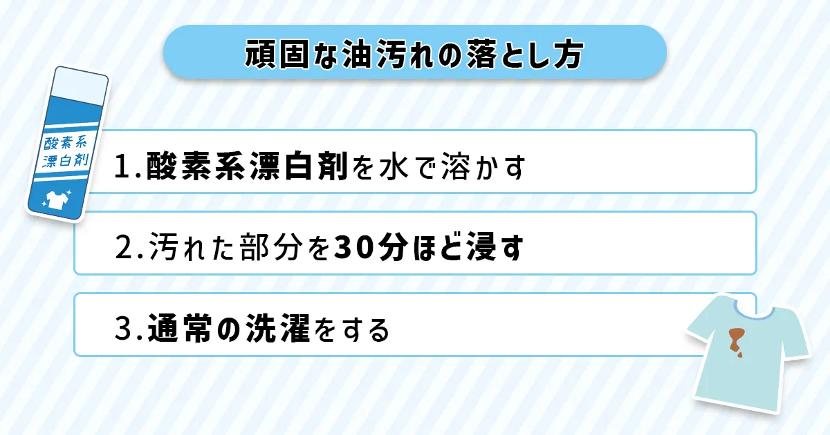 油汚れの落とし方手順