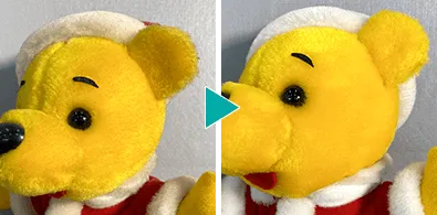 ぬいぐるみのbefore/after画像
